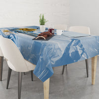 Personalized Argentina Football Champion Trophy Tablecloth Flag Soccer Fan Graphic