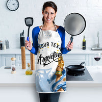 Personalized Argentina Football Apron Soccer Trophy Celebration Flag Graphic