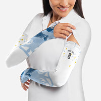Personalized Argentina Football Arm Sleeves Soccer Trophy Celebration Flag Graphic
