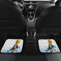 Personalized Argentina Football Car Mats Soccer Trophy Celebration Flag Graphic