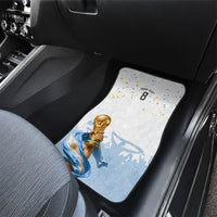 Personalized Argentina Football Car Mats Soccer Trophy Celebration Flag Graphic