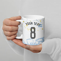 Personalized Argentina Football Ceramic Mug Soccer Trophy Celebration Flag Graphic