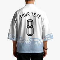 Personalized Argentina Football Kimono Soccer Trophy Celebration Flag Graphic