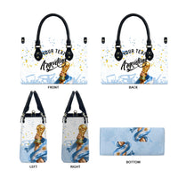 Personalized Argentina Football Leather Bag Soccer Trophy Celebration Flag Graphic