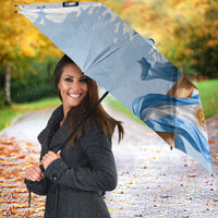 Personalized Argentina Football Umbrella Soccer Trophy Celebration Flag Graphic