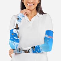 Flight Was Never An Option Funny Penguin With Knife Arm Sleeves Animal Meme Humor Comic Graphic