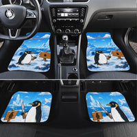 Flight Was Never An Option Funny Penguin With Knife Car Mats Animal Meme Humor Comic Graphic
