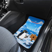 Flight Was Never An Option Funny Penguin With Knife Car Mats Animal Meme Humor Comic Graphic