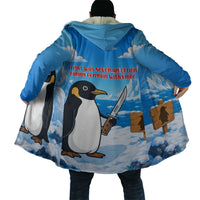 Flight Was Never An Option Funny Penguin With Knife Cloak Animal Meme Humor Comic Graphic
