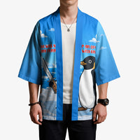 Flight Was Never An Option Funny Penguin With Knife Kimono Animal Meme Humor Comic Graphic