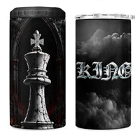 King Chess Piece 4 in 1 Can Cooler Tumbler Dark Gothic Fantasy Board Game Art