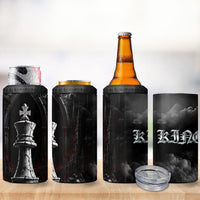 King Chess Piece 4 in 1 Can Cooler Tumbler Dark Gothic Fantasy Board Game Art