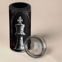 King Chess Piece 4 in 1 Can Cooler Tumbler Dark Gothic Fantasy Board Game Art