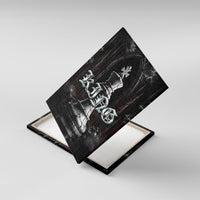 King Chess Piece Canvas Wall Art Dark Gothic Fantasy Board Game Art