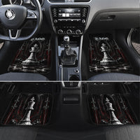 King Chess Piece Car Mats Dark Gothic Fantasy Board Game Art