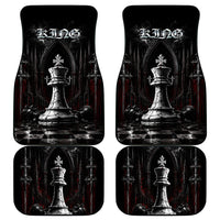 King Chess Piece Car Mats Dark Gothic Fantasy Board Game Art
