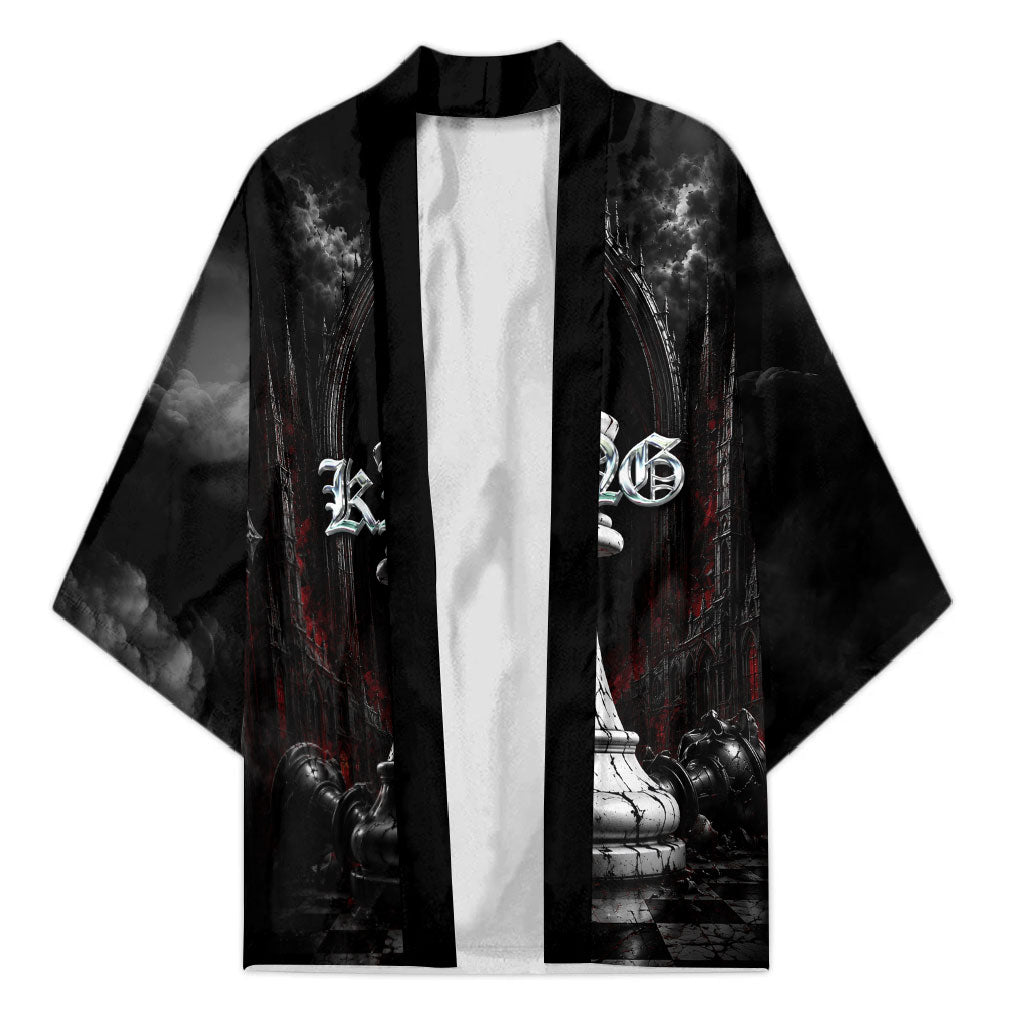 King Chess Piece Kimono Dark Gothic Fantasy Board Game Art