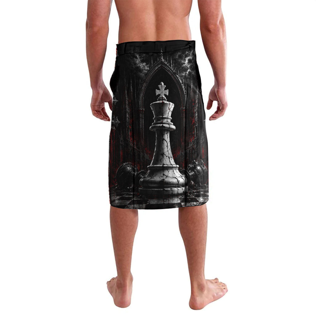 King Chess Piece Lavalava Dark Gothic Fantasy Board Game Art