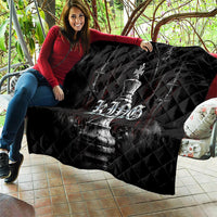 King Chess Piece Quilt Dark Gothic Fantasy Board Game Art
