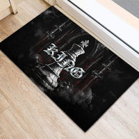 King Chess Piece Rubber Doormat Dark Gothic Fantasy Board Game Art