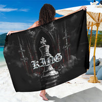King Chess Piece Sarong Dark Gothic Fantasy Board Game Art