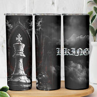 King Chess Piece Skinny Tumbler Dark Gothic Fantasy Board Game Art