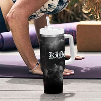 King Chess Piece Tumbler With Handle Dark Gothic Fantasy Board Game Art