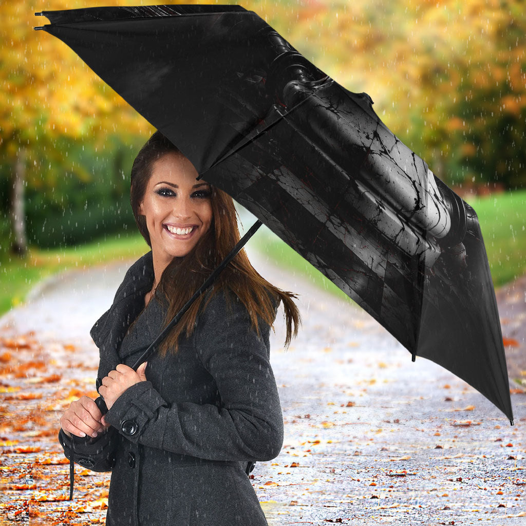 King Chess Piece Umbrella Dark Gothic Fantasy Board Game Art