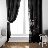 King Chess Piece Window Curtain Dark Gothic Fantasy Board Game Art