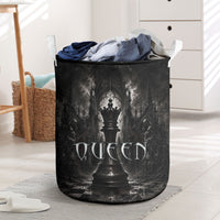 Chess Queen Laundry Basket Strategic Board Game Gothic Dark Fantasy