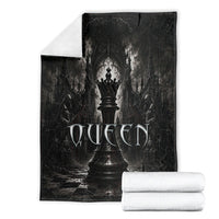 Chess Queen Blanket Strategic Board Game Gothic Dark Fantasy