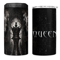 Chess Queen 4 in 1 Can Cooler Tumbler Strategic Board Game Gothic Dark Fantasy