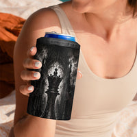 Chess Queen 4 in 1 Can Cooler Tumbler Strategic Board Game Gothic Dark Fantasy