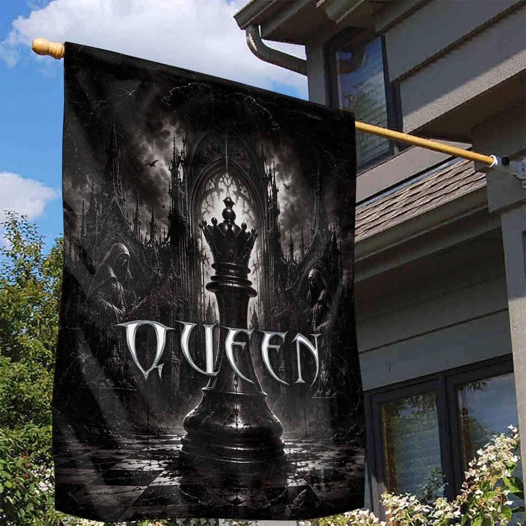 Chess Queen Garden Flag Strategic Board Game Gothic Dark Fantasy
