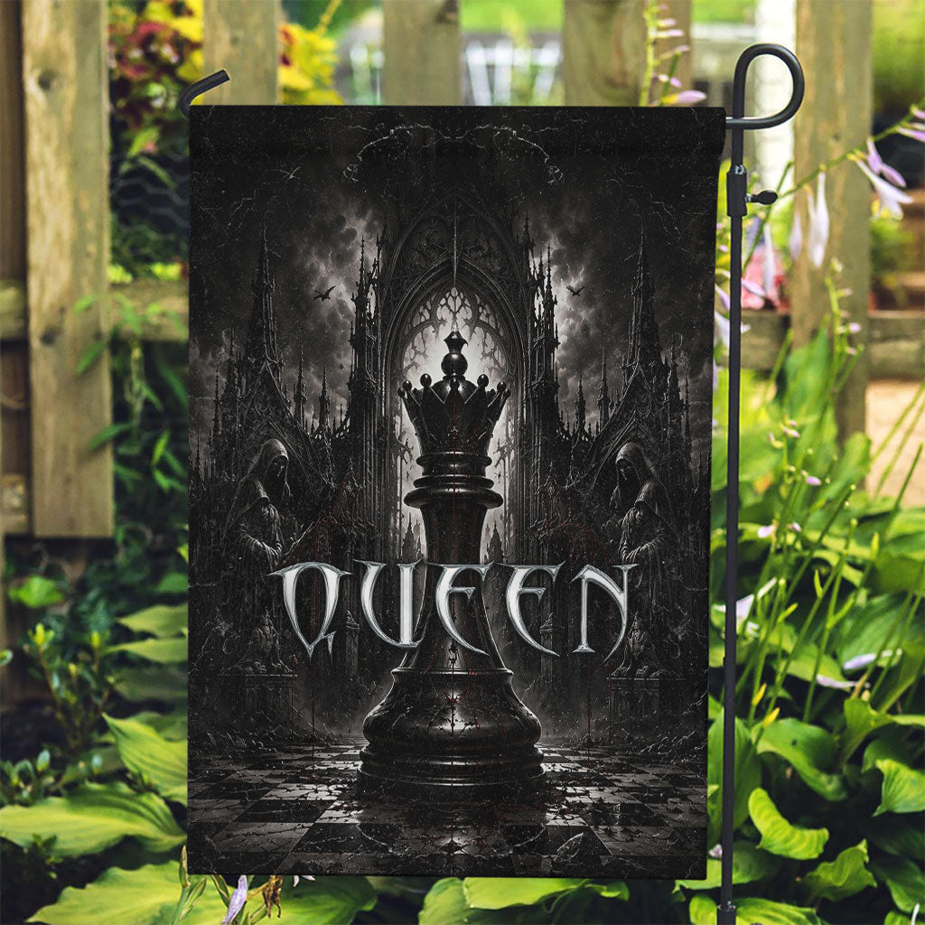 Chess Queen Garden Flag Strategic Board Game Gothic Dark Fantasy