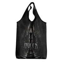 Chess Queen Grocery Bag Strategic Board Game Gothic Dark Fantasy