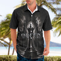 Chess Queen Hawaiian Shirt Strategic Board Game Gothic Dark Fantasy