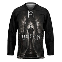 Chess Queen Hockey Jersey Strategic Board Game Gothic Dark Fantasy