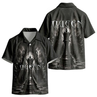 Chess Queen Kid Hawaiian Shirt Strategic Board Game Gothic Dark Fantasy