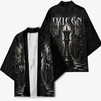 Chess Queen Kimono Strategic Board Game Gothic Dark Fantasy