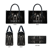 Chess Queen Leather Bag Strategic Board Game Gothic Dark Fantasy