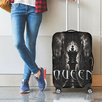 Chess Queen Luggage Cover Strategic Board Game Gothic Dark Fantasy