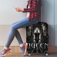 Chess Queen Luggage Cover Strategic Board Game Gothic Dark Fantasy