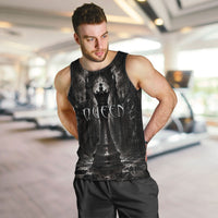 Chess Queen Men Tank Top Strategic Board Game Gothic Dark Fantasy