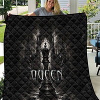Chess Queen Quilt Strategic Board Game Gothic Dark Fantasy