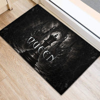 Chess Queen Rubber Doormat Strategic Board Game Gothic Dark Fantasy