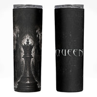 Chess Queen Skinny Tumbler Strategic Board Game Gothic Dark Fantasy