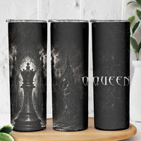 Chess Queen Skinny Tumbler Strategic Board Game Gothic Dark Fantasy