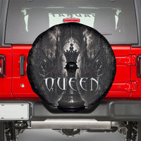Chess Queen Spare Tire Cover Strategic Board Game Gothic Dark Fantasy