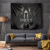 Chess Queen Tapestry Strategic Board Game Gothic Dark Fantasy